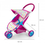 Detská bugina pre bábiky – Milly Mally Susie Candy